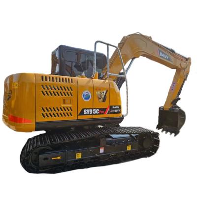 China 10 Ton used Excavator Digger Crawler Secondhand Sany Sy95cpro 205c for sale