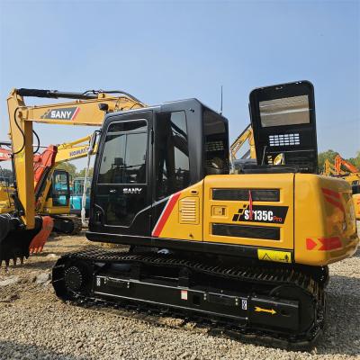 China Used Sany SY135C Excavator Second Hand 13t Digger In Good Condition for sale