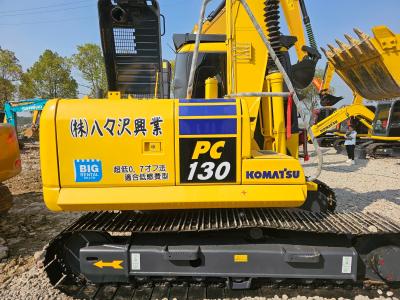 China Excavadora de rastreador laranja usada PC130 Excavadora de construção original usada à venda