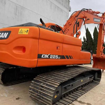 China Excavadora original usada Doosan Excavator Digger Dx225LC Excavadora feita na Coreia à venda
