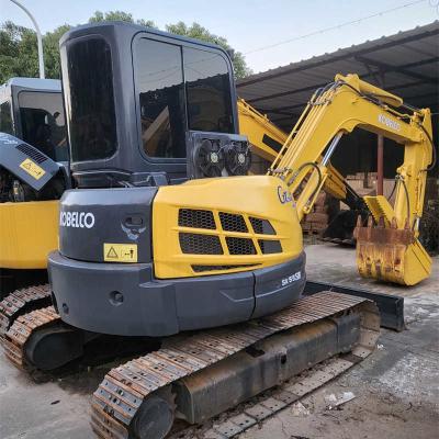 China Secondhand 5.5t Excavator Equipment Kobelco Sk55 Digger Machinery for sale