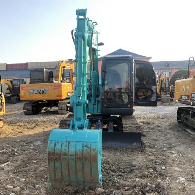 China Used Kobelco Mini Crawler Excavator Sk75 Secondhand Track Digger Sk75-8 for sale