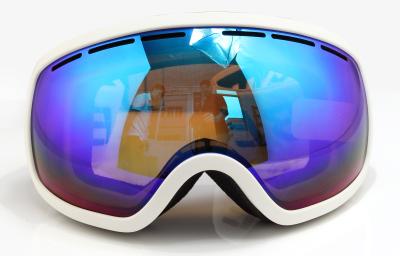 China High Tech Mirrored Ski Goggles , Frameless Ski Goggles Low Light Transmission for sale