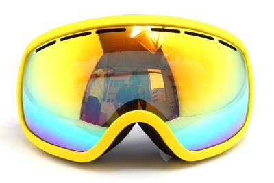 China Anti Fog Ski Goggles Extra Long Elastic Strap For Any Helmet Compatibility for sale