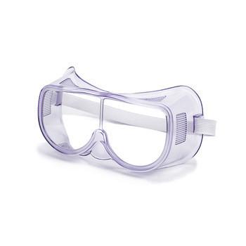China Alta transmitencia de las gafas de seguridad de la protección ocular anti clara de la niebla para el lugar de trabajo en venta