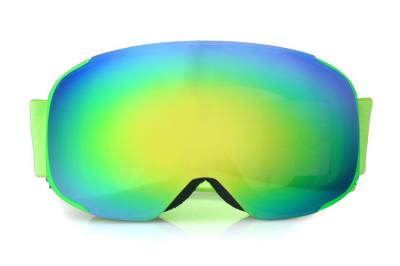 China Rainbow Mirrored Ski Goggles Fashionable Safety Protective Durable PC Mesh for sale