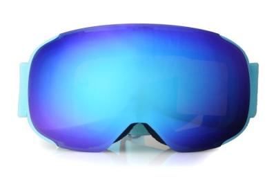 China Óculos de proteção espelhados retros do esqui, ventilação direta dada forma coração do quadro da limpeza fácil dos óculos de proteção do esqui à venda