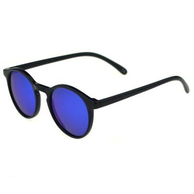 China Round Shape Lifestyle Sunglasses Customized Logo Mirror Coating Hd Vision Lenses for sale