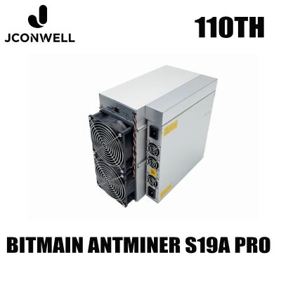 China 3250W Bitmain Antminer S19A PRO 110TH Ethernet Antminer S19 Xp for sale