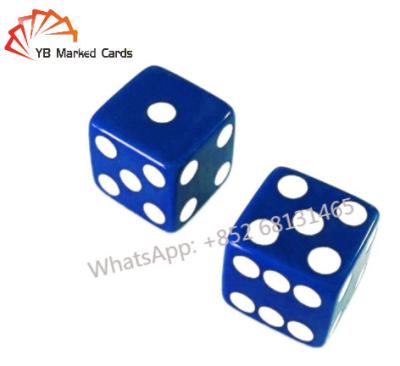 China 12 / 14 / 16mm 6 Sided Dice Green Plastic Electric Shaker Cup Induction Dice for sale