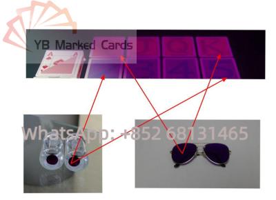 China Spielende unsichtbare Tinten-Kontaktlinsen, die Karten-Linsen 14.5mm betrügen zu verkaufen
