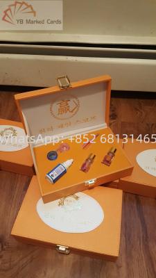 China cartões de jogo das lentes de contato da tinta invisível do espião de 8.6mm IR para a mostra mágica à venda