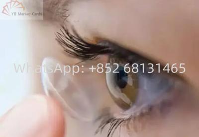 China Ultraviolette unsichtbare BetrugSpielkarte-Linse 9mm der Tinten-Kontaktlinse-13.8mm zu verkaufen