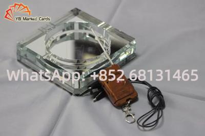 China Unsichtbarer Schürhaken-Betruggerät 30cm Überprüfungscrystal square ashtray camera zu verkaufen