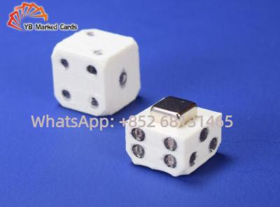 China Concealable Code Dice Cheating Device Casino Mini 6 Sided Dice for sale