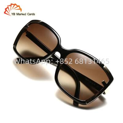 China Magic Playing Cards Infrared X Ray Glasses Metal For Gambling Cheat for sale