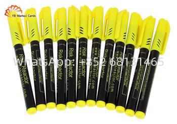 Cina Inchiostro di plastica nero Pen For Playing Cards del laser della penna di indicatore dell'inchiostro simpatico 10ml in vendita