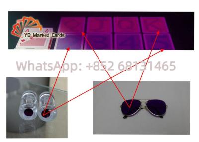 China As lentes de contato UV invisíveis marcaram lentes de contato de engano do pôquer dos cartões 9mm à venda