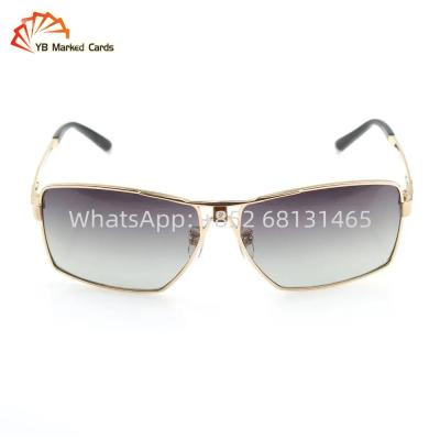 China IR Marked Cards Sunglasses Metal 50mm Marked Playing Cards Glasses for sale