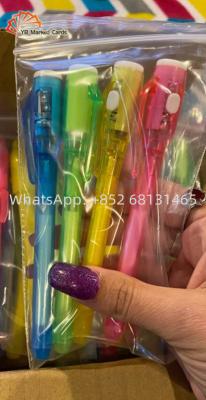 1pcs Invisible Fluorescent Pen UV Light Markers Pen Dual Tip 0.5mm