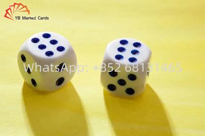 China Colorful Plastic Casino Games Dice Betting Games Cheat 8 / 10 / 12 / 14mm for sale