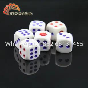 China White Plastic Dice Cheating Device Electronic Automatic Dice Cup With Mercury for sale