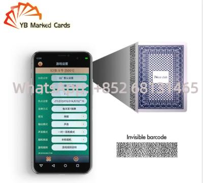 China Barcode Hidden Playing Cards Analyzer Mobile Phone Hidden Camera 40cm for sale