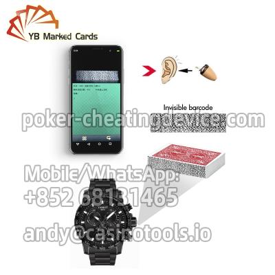 China 35cm Spy Cheating Device Watch Remote Camera Barcode Marked Cards Scanner for sale
