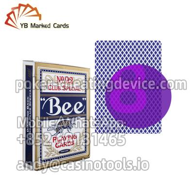 China Bee No.92 Infrared Marked Playing Cards For Marked Cards Cheating Devices for sale