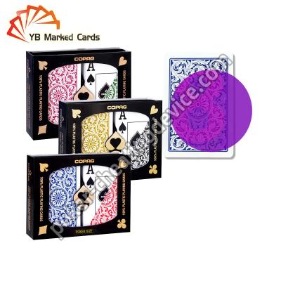 China Copag 1546 Infrared Contact Lenses Poker Cards Regular Index for Magic show for sale