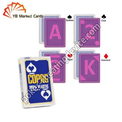 China Cartões de jogo enormes da cara de Copag para as lentes de contato invisíveis ISO9001 à venda