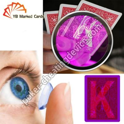 China Bestseller Markierte Karten Kontaktlinsen, die unsichtbare Tinte markierte Karten sehen können zu verkaufen