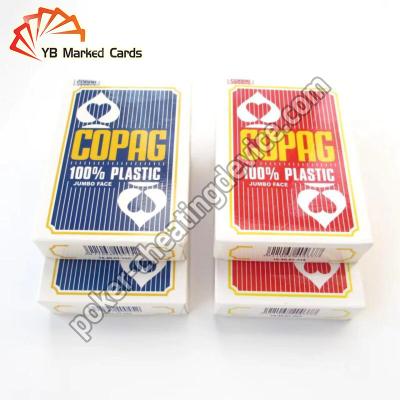 China Plastic Copag Jumbo Index Marked Cards for invisible inl contact lenses en venta