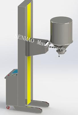 China Levantador de carga movible de elevación giratorio de la tolva del mezclador de la columna de la estructura en venta