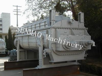 China Rotary Vacuum Paddle Dryer Calcium Fluoride Large Output Simple Operation for sale