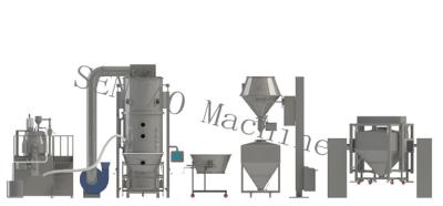 중국 2 kw 파우더 과립기 기계 탄닌 산 산화 아연 습식 과립화 기계 판매용