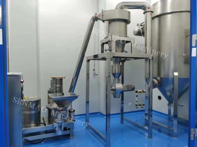 China SUS304 SUS316L Ultra Fine Pulverizer Particle Size For Heat Sensitive Material for sale