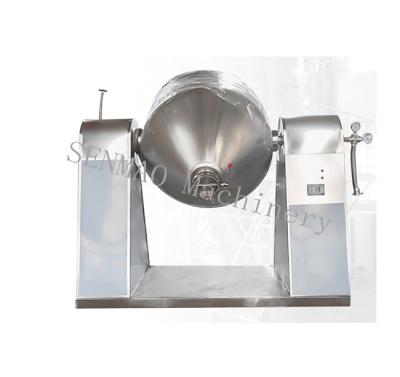 China Rubber Additive Double Cone Rotary Vacuum Dryer Electric Steam Heating Double Cone Dryer for sale