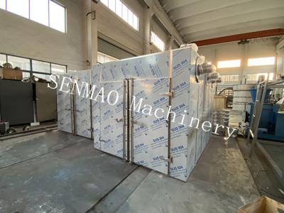 China Large Industrial High Temperature Drying Oven Two Door Four Car Oven for sale