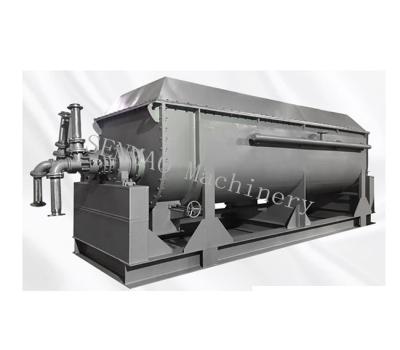 China 15kw Mud Sludge Dryer Paddle Dryer Customized For Dyestuff for sale