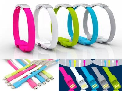 China Bracelet Charging Data Sync Cable, USB To Micro for sale