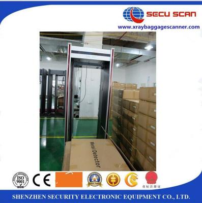 China Sensibilidade alta portátil da porta de segurança do detector de metais do quadro de porta da exposição do Lcd à venda