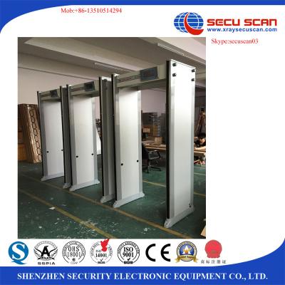 China 33 Zones Metal Detector Door By Wifi To Connect PC / Airport Door Frame Metal Detector for sale