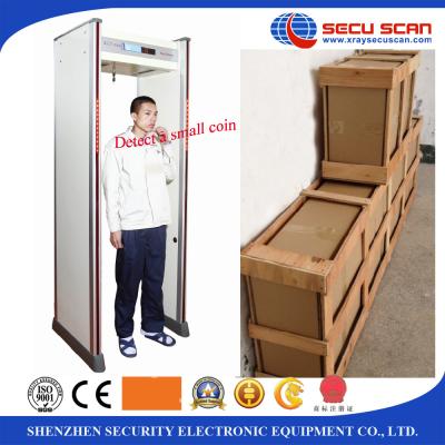 China 12 Zones Gantry Body Metal Detectors Detection Systems With Audio Alert for sale