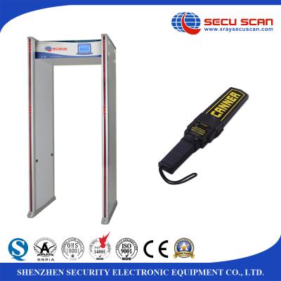China 33 paseo de la puerta AT300C del detector de metales de las zonas con lengua multi de la ayuda del escáner del cuerpo en venta