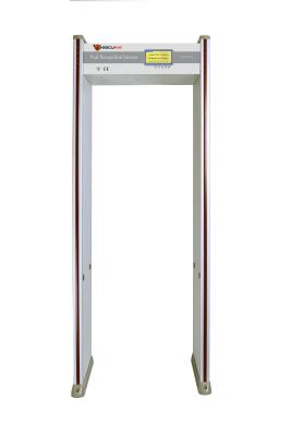 China 24 Zones Lcd Dispaly Walk Through Metal Detector Archway With Backup Battery for sale
