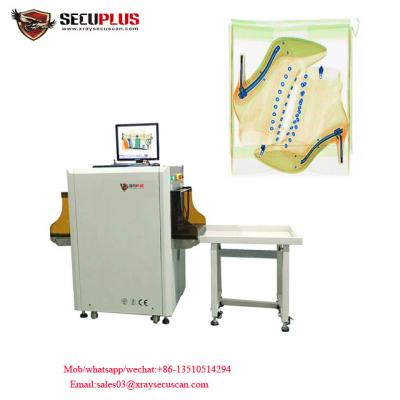 China Shoes X Ray Airport Scanner , Security Scanning Equipment To Auto Mark Needle for sale