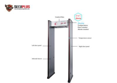 China 6/18 Zones Metal Detector Door Frame Infrared Ir Sensor Temperature Detection for sale