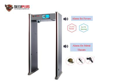 China 18 puerta termal del detector de metales de la cámara 10W 50cm del IR de las zonas en venta