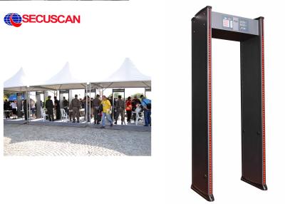 China High Sensitivity  security walk through metal detector with 2 LED light for sale